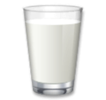 glass of milk on platform LG