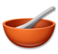 bowl with spoon on platform LG
