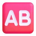 AB button (blood type) on platform Microsoft Teams
