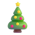 Christmas tree on platform Microsoft Teams