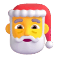 Santa Claus on platform Microsoft Teams