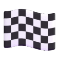 chequered flag on platform Microsoft Teams