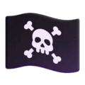 pirate flag on platform Microsoft Teams