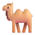 two-hump camel on platform Microsoft Teams
