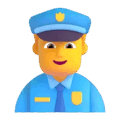man police officer on platform Microsoft Teams