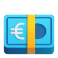 euro banknote on platform Microsoft Teams