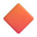 large orange diamond on platform Microsoft Teams