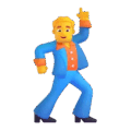 man dancing on platform Microsoft Teams