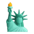 Statue of Liberty on platform Microsoft Teams