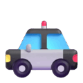 police car on platform Microsoft Teams