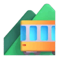 mountain railway on platform Microsoft Teams