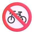 no bicycles on platform Microsoft Teams
