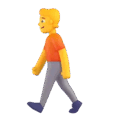 person walking on platform Microsoft Teams