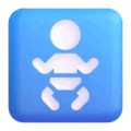 baby symbol on platform Microsoft Teams