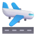 airplane arrival on platform Microsoft Teams