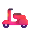 motor scooter on platform Microsoft Teams