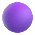 purple circle on platform Microsoft Teams