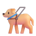guide dog on platform Microsoft Teams
