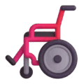 manual wheelchair on platform Microsoft Teams