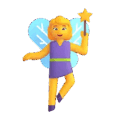 woman fairy on platform Microsoft Teams
