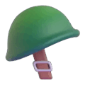 military helmet on platform Microsoft Teams