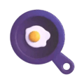 fried egg on platform Microsoft Teams