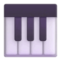 musical keyboard on platform Microsoft Teams