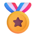 sports medal on platform Microsoft Teams
