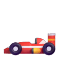 racing car on platform Microsoft Teams