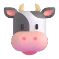 cow face on platform Microsoft Teams