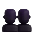 busts in silhouette on platform Microsoft Teams