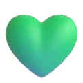 green heart on platform Microsoft Teams