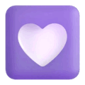 heart decoration on platform Microsoft Teams