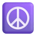 peace symbol on platform Microsoft Teams