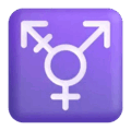 transgender symbol on platform Microsoft Teams