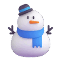 snowman without snow on platform Microsoft Teams