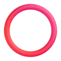hollow red circle on platform Microsoft Teams