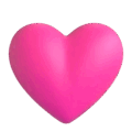 pink heart on platform Microsoft Teams