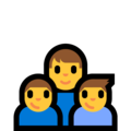 family: man, boy, boy on platform Microsoft