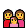 family: woman, woman, girl on platform Microsoft
