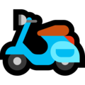 motor scooter on platform Microsoft