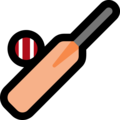cricket bat and ball on platform Microsoft