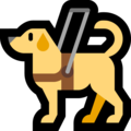 guide dog on platform Microsoft