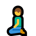 person kneeling on platform Microsoft