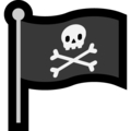 pirate flag on platform Microsoft