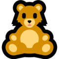 teddy bear on platform Microsoft