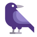 black bird on platform Microsoft