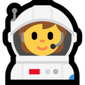 astronaut on platform Microsoft