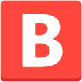 B button (blood type) on platform Mozilla