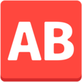 AB button (blood type) on platform Mozilla